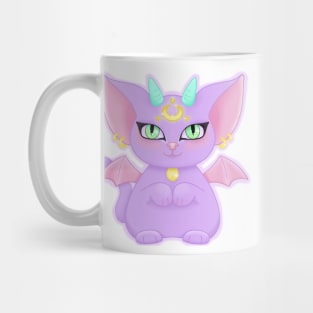 Kawaii Pastel Demon Luna Cat Mug